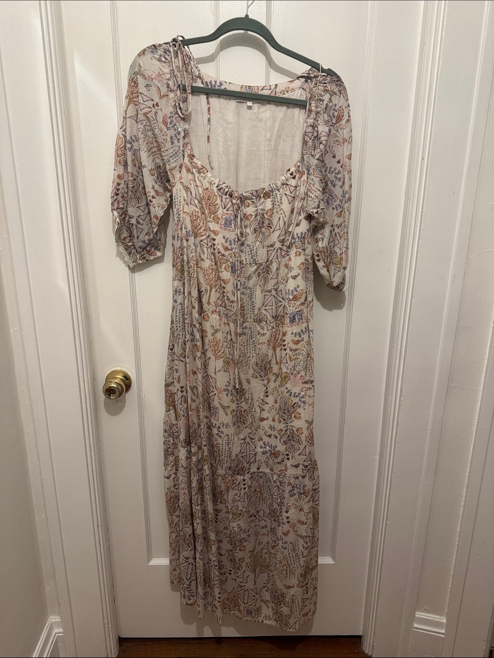 Flowy print dress